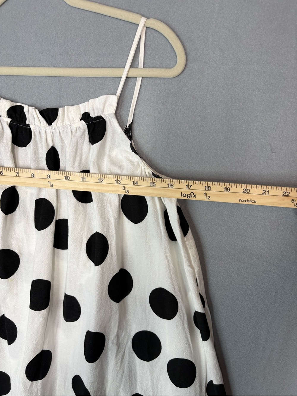 Tabitha Brown x Target Black White Polka Dot Maxi Dress XXS Cotton - Picture 4 of 6